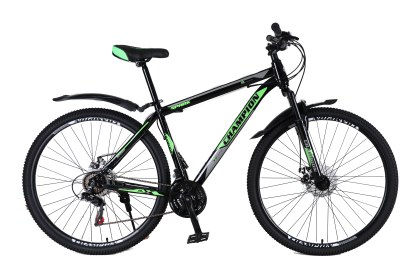 Велосипед Champion Spark 27.5 "19" Чорний-Зелений-Білий