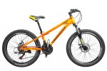Велосипед CrossBike Leader 26" 13" Черный-Оранжевый-Белый
