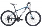 Велосипед Cross Grizzly 27.5 "20" Чорний-Синій-Білий