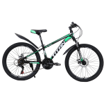 Велосипед Titan Energy 24"12" Чорний-Зелений-Білий