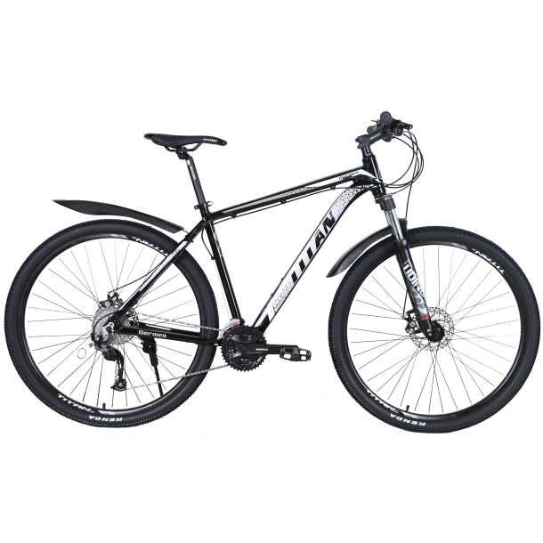 Велосипед Titan Germes 27.5 "17" Чорний-Сірий