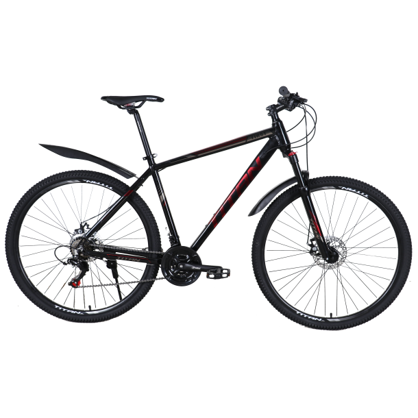 Велосипед Titan First 27.5"20" Черный-Красный
