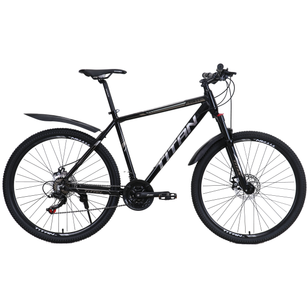 Велосипед Titan First 27.5"20" Черный-Серый