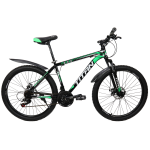 Велосипед Titan Energy 26"17" Чорний-Зелений-Білий