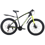 Велосипед Titan Jaguar 2021 alloy 26" 16" Черный-Желтый