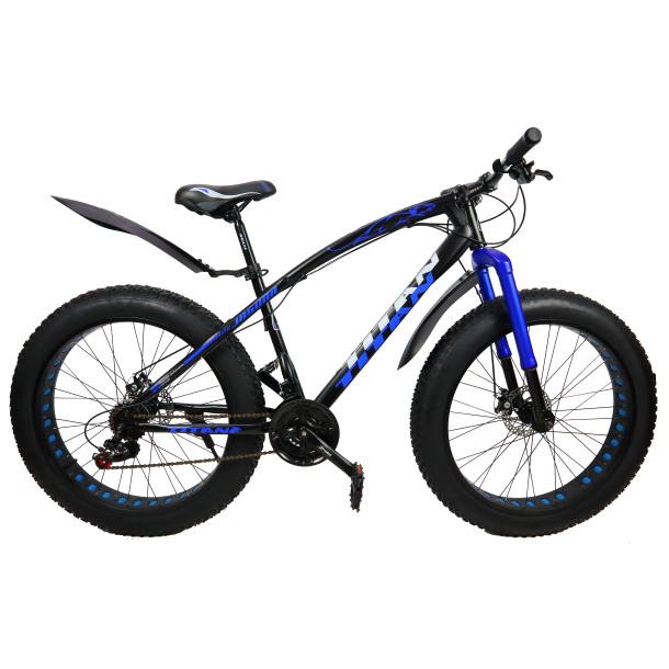 Велосипед Titan Jaguar 2021 alloy 26" 16" Синiй