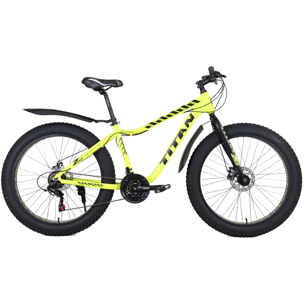 Велосипед Titan Crossover 26" 17" Неоновий жовтий-чорний