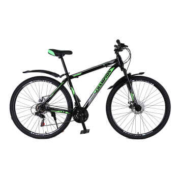 Велосипед Champion Spark 29"17" Черный-Зеленый-Белый
