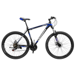 Велосипед CrossBike Leader 27.5" 17" Чорний-Синій-Білий