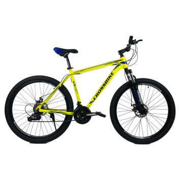 Велосипед CrossBike Leader 29" 19" Неоновий жовтий
