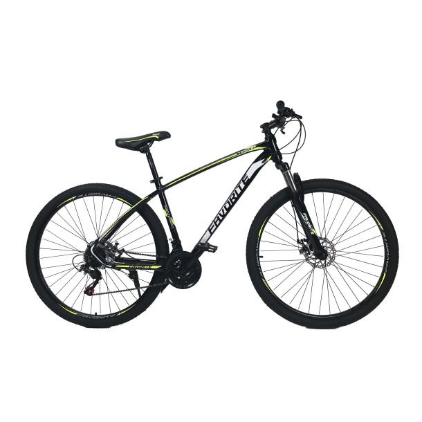 Велосипед Fovarite Tracker 26" 17" Черный-Желтый
