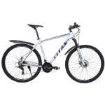 Велосипед Titan Drag 27,5" 17,5" Сірий-Бірюза