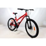 Велосипед CrossBike Shark GIRL 26" 17" Красный-Белый-Черный