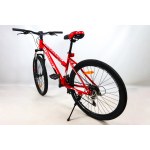Велосипед CrossBike Shark GIRL 26" 17"  Червоний-Білий-Чорний