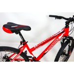 Велосипед CrossBike Shark GIRL 26" 17" Красный-Белый-Черный