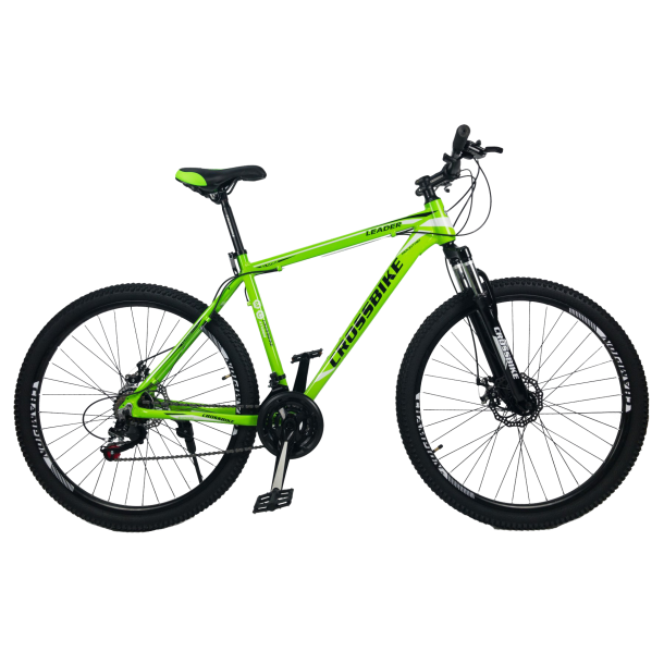 Велосипед CrossBike Leader 29" 19" Неоновый зелений