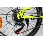 Велосипед CrossBike Racer 24" 12" Неоновый желтый-Черный-Серебро