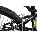 Велосипед CrossBike Atlas 24" 12" Чорний-Неоновий жовтий