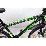 Велосипед Cross Hunter 27.5" 17" Чорний-Зелений