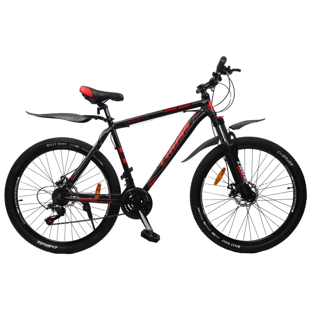 Велосипед Cross Hunter 27.5" 17" Черный-Красный