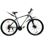 Велосипед CrossBike Racer 29" 20" Серый-Зеленый