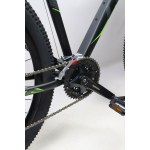 Велосипед Cross Egoist V2 29" 21" Чорний-Зелений