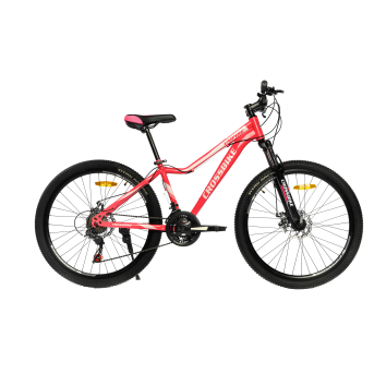 Велосипед CrossBike Empire 26" 15" Черный-Неоновый желтый-Белый