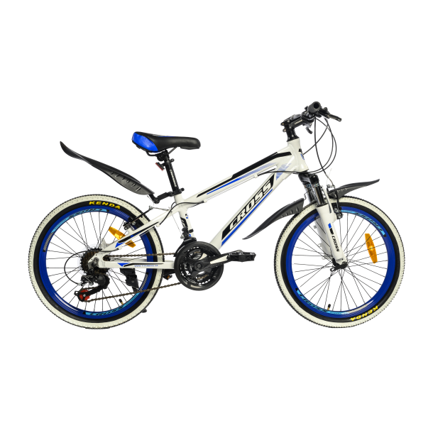 Велосипед Cross Space 20"10" Білий-Блакитний