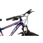 Велосипед Cross XC2617 26" 17" Блакитний-Рожевий-Білий