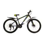 Велосипед Cross XC2621 26"15"Чорний-Блакитний-Зелений