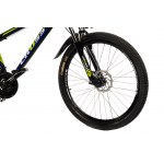 Велосипед Cross XC2621 26"15"Чорний-Блакитний-Зелений