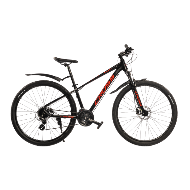 Велосипед Cross Atlant 2022 29"19" Чорний-Червоний