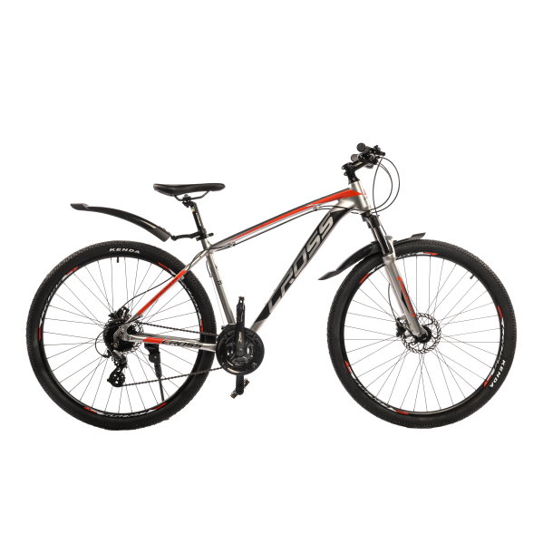 Велосипед Cross Egoist-v1.0-2022 29"19" Сірий-Червоний