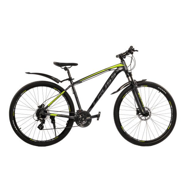 Велосипед Cross Egoist-v1.0-2022 29"19" Сірий-Жовтий