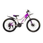 Велосипед Cross Milano 24"12" Фиолетовый-Белый