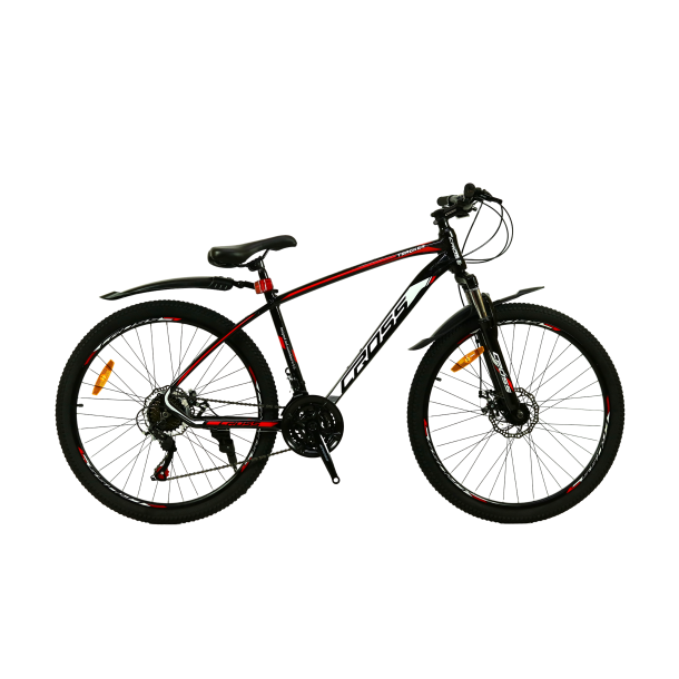 Велосипед CROSS Tracker 26" 17" Чорний-Червоний (new)
