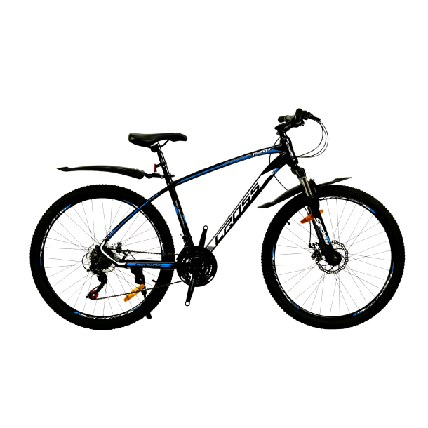 Велосипед CROSS Tracker 26" 17" Черный-Синий-Белый (new)