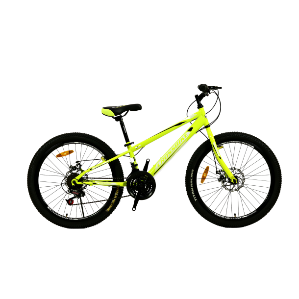Велосипед CROSSBIKE Spark D 24" 11" Неоновый-Желтый (new)