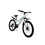 Велосипед Cross SMILE 24" 12" Білий-Зелений