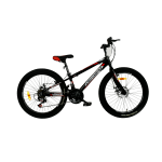 Велосипед CrossBike SPARK AD 24" 11" Чорний-Червоний