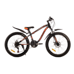 Велосипед Cross RIDER 24" 12" Чорний-Оранжевий