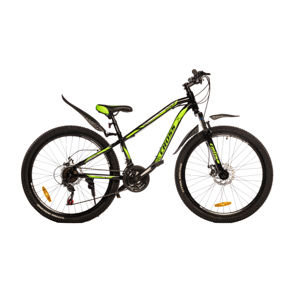 Велосипед Cross RIDER 26" 13" Чорний-Зелений