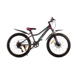 Велосипед Cross SMILE 24" 12" Черный-Розовый