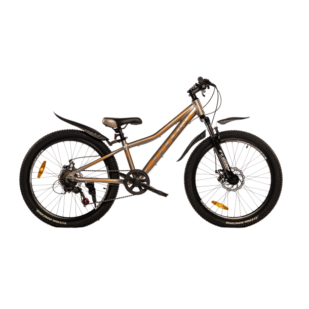 Велосипед Titan DRONE 24"11" Сірий-Помаранчевий