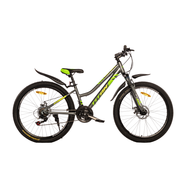 Велосипед Titan BEST MATE 26"13" Серый-Зеленый