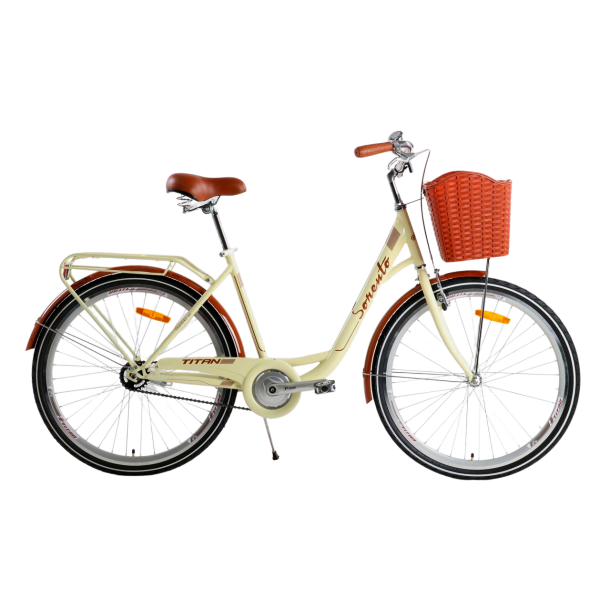 Велосипед Titan Sorento 2021 26" 18" Кремовий