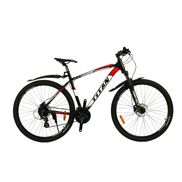 Велосипед Titan Gefest 2022 29" 20" Черный-Белый-Красный