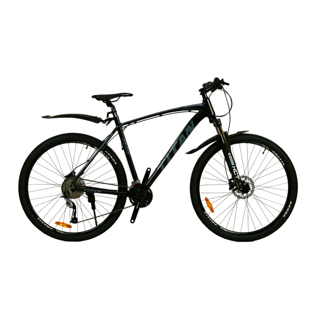 Велосипед Titan Zevs 29" 21" Чорний-Сірий