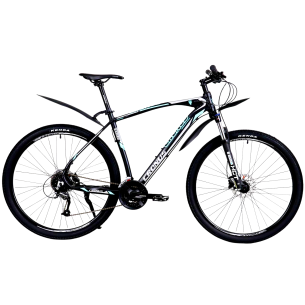 Велосипед Cronus Warrior 29"21" Чорний-Бірюзовий
