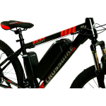 Электровелосипед CrossBike Everest 27.5"17" Чёрный-Красный